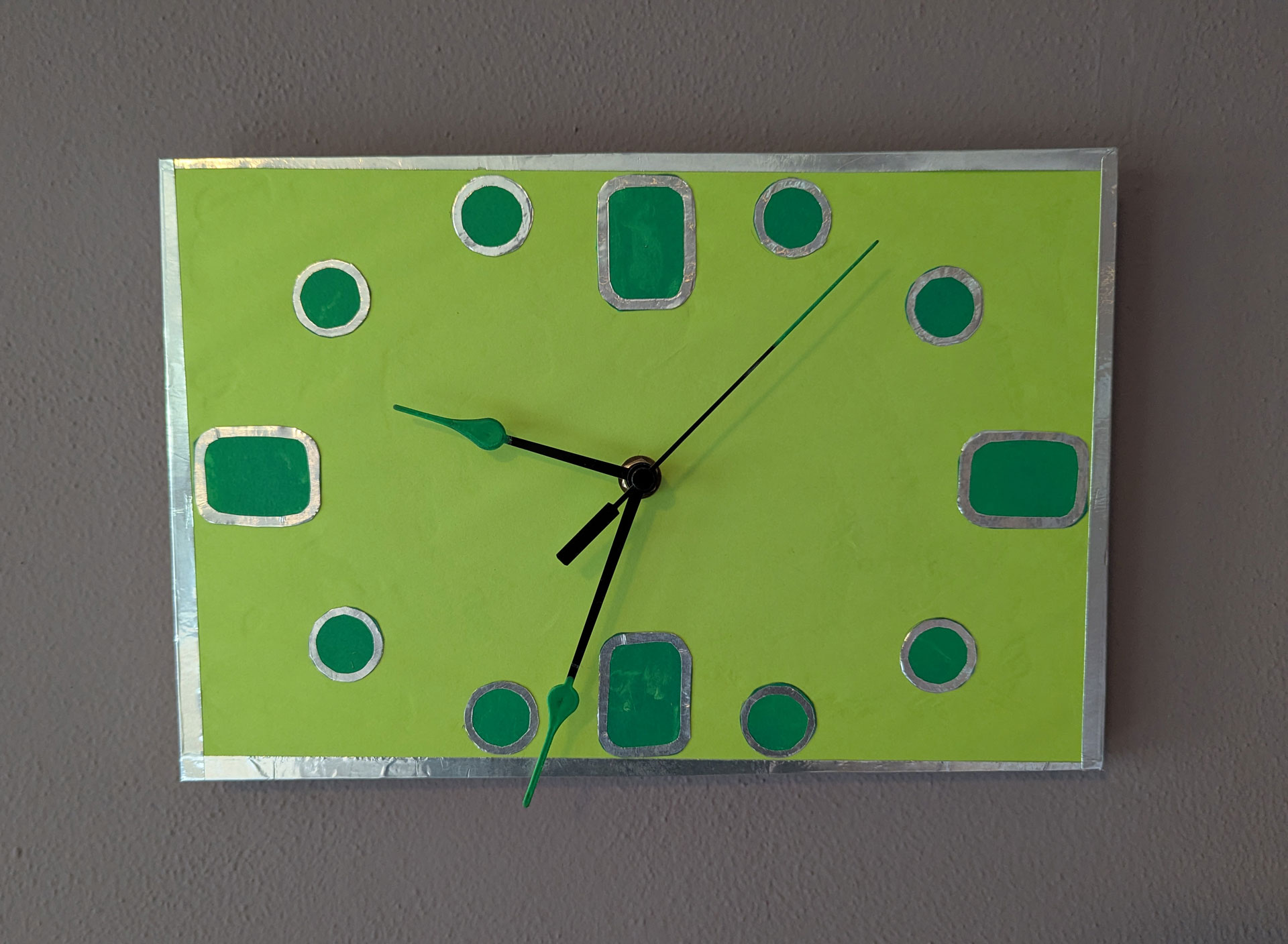 The green clock