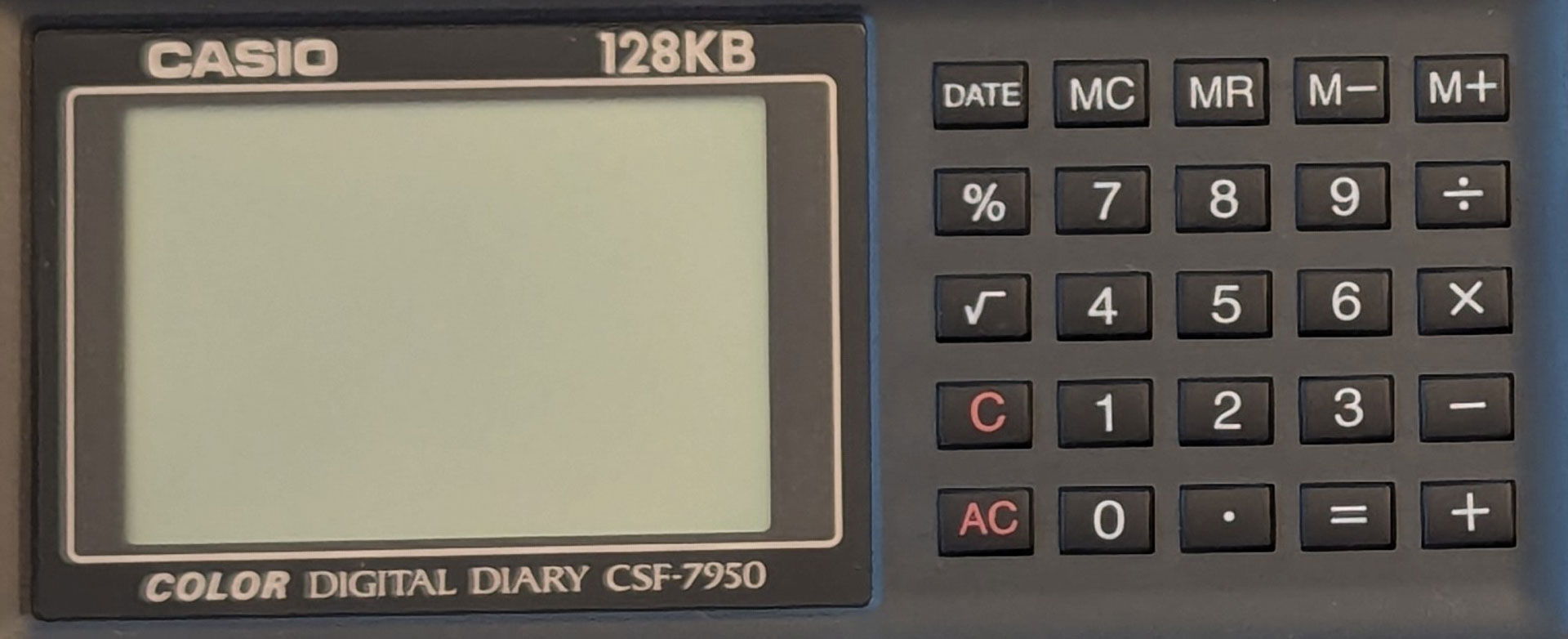 CSF-7950's calculator keypad