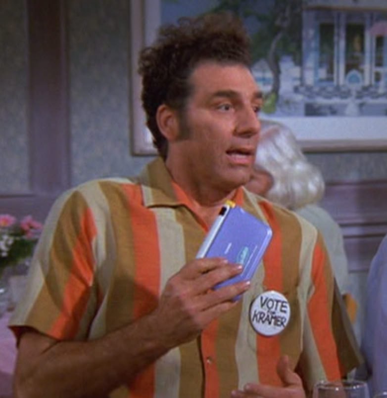 Kramer with his Secret Sender