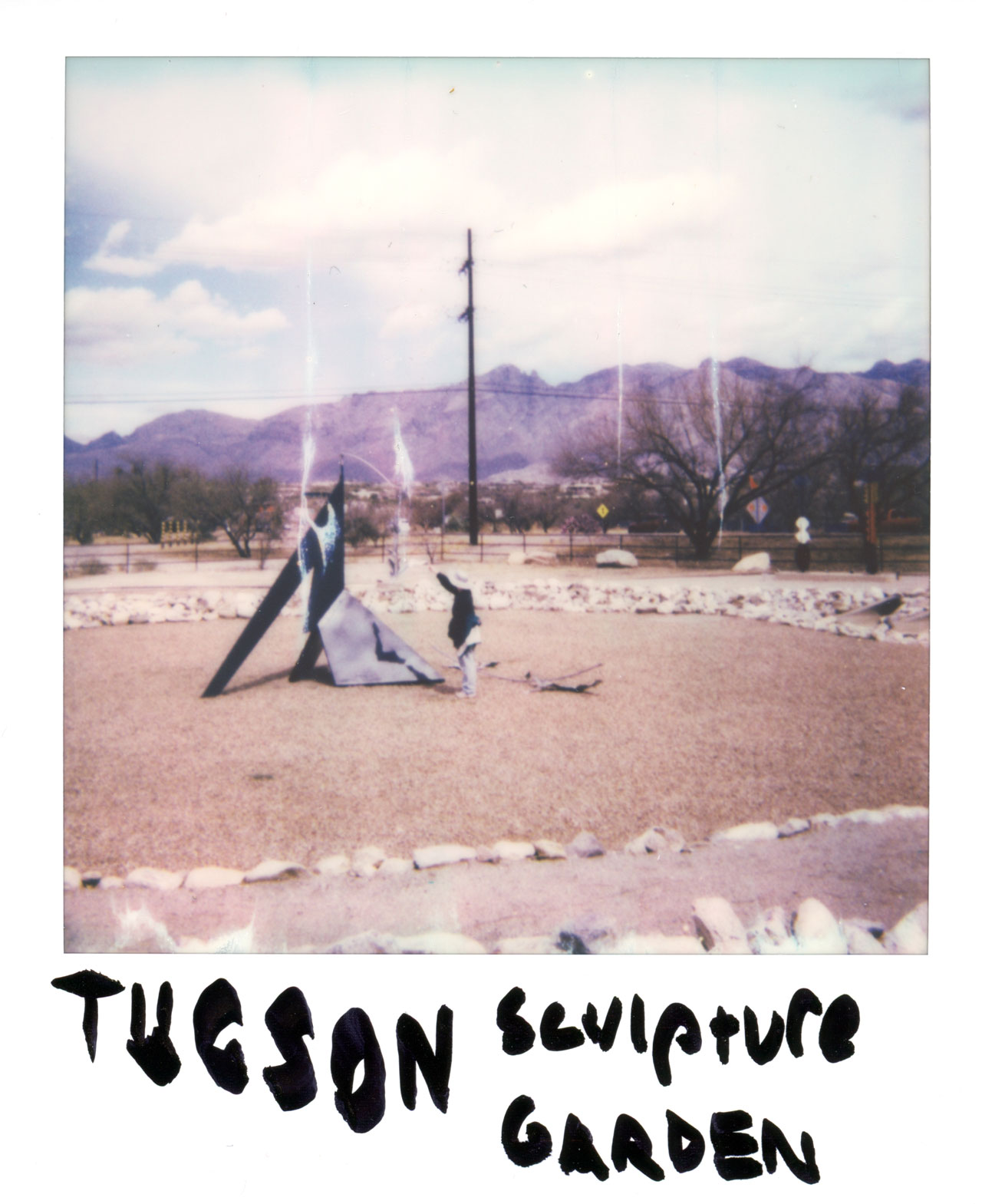 Brigitte at the Tucson Sculpture Garden